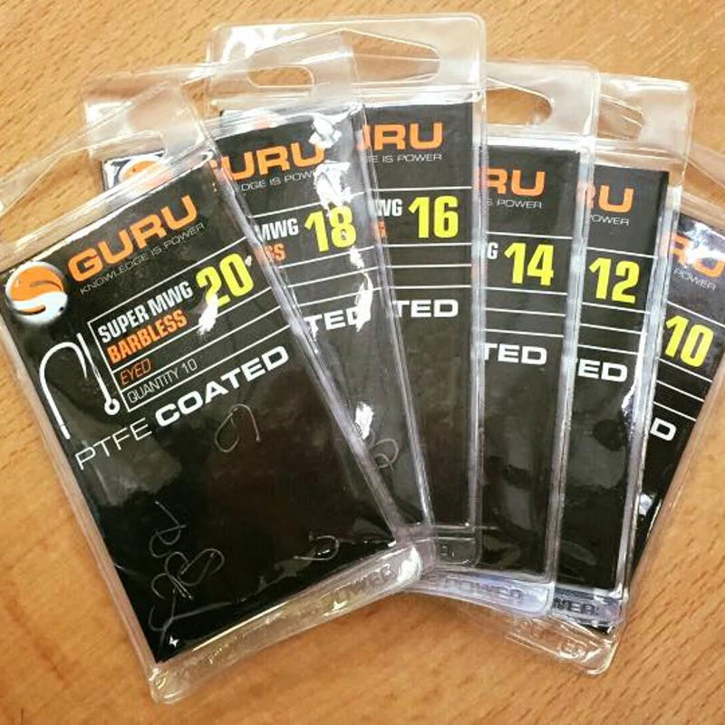 Guru Super MWG Barbless Eyed Hooks